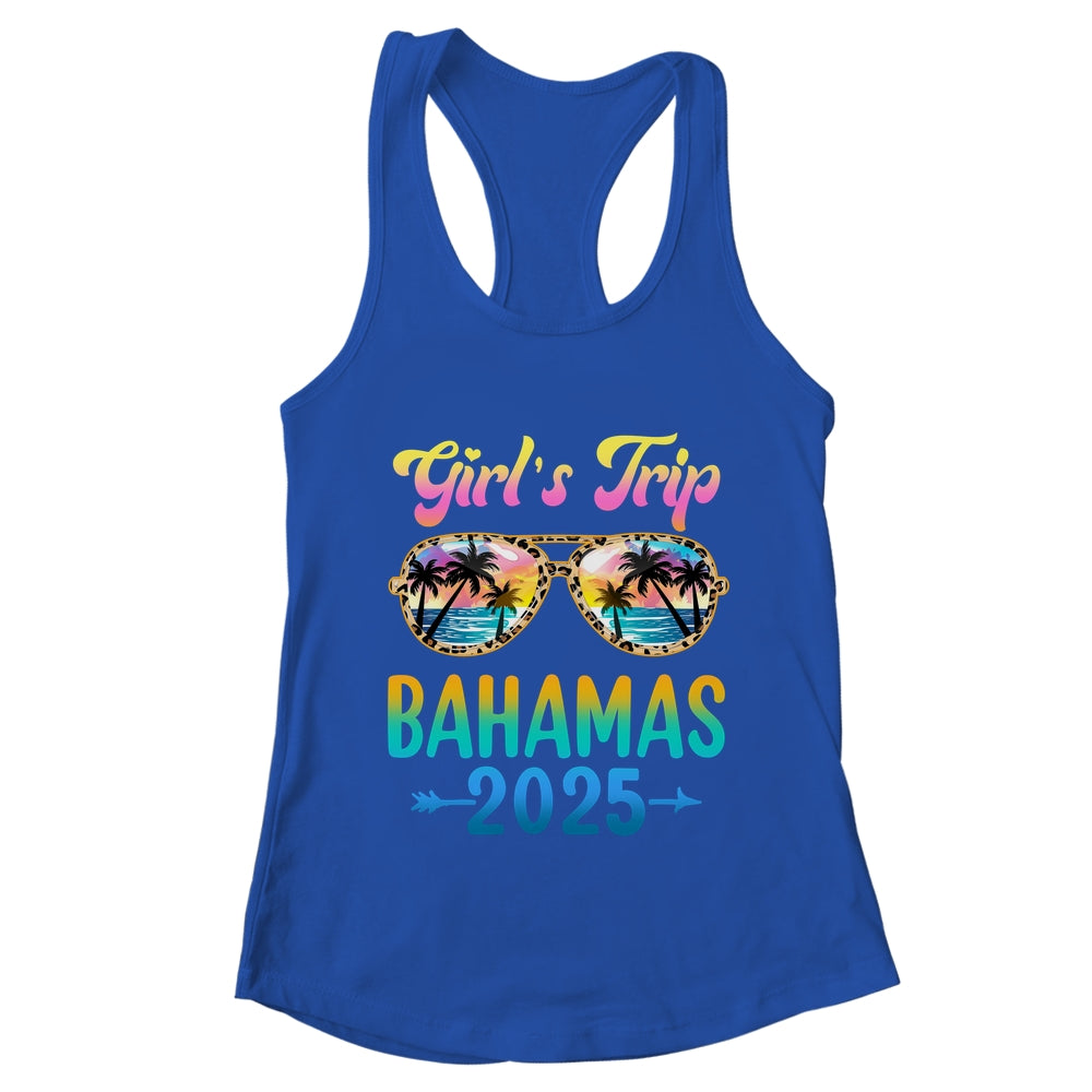 Girl's Trip Bahamas 2025 Summer Vacation Sunglasses Shirt & Tank Top | teecentury