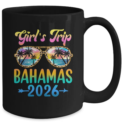 Girl's Trip Bahamas 2026 Summer Vacation Sunglasses Mug | teecentury