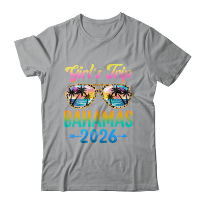 Girl's Trip Bahamas 2026 Summer Vacation Sunglasses Shirt & Tank Top | teecentury