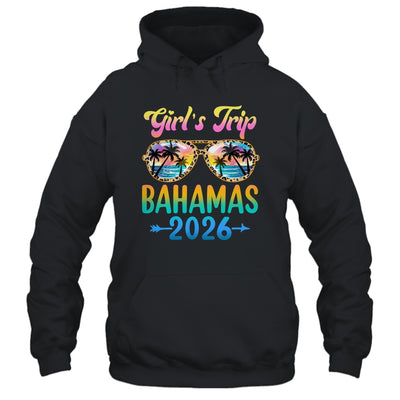 Girl's Trip Bahamas 2026 Summer Vacation Sunglasses Shirt & Tank Top | teecentury