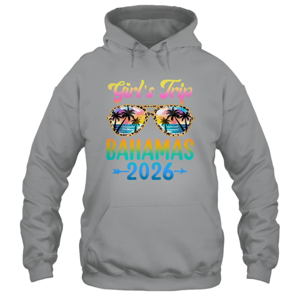Girl's Trip Bahamas 2026 Summer Vacation Sunglasses Shirt & Tank Top | teecentury
