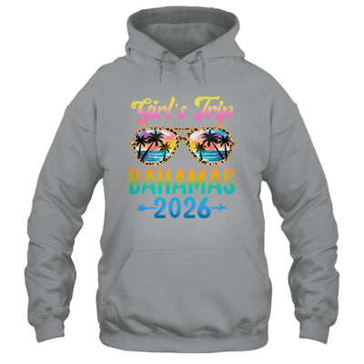 Girl's Trip Bahamas 2026 Summer Vacation Sunglasses Shirt & Tank Top | teecentury