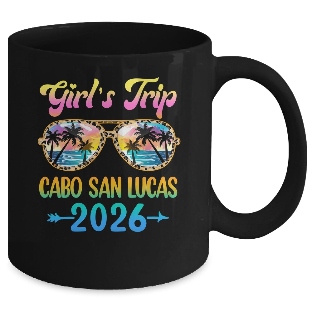 Girl's Trip Cabo San Lucas 2026 Summer Vacation Sunglasses Mug | teecentury