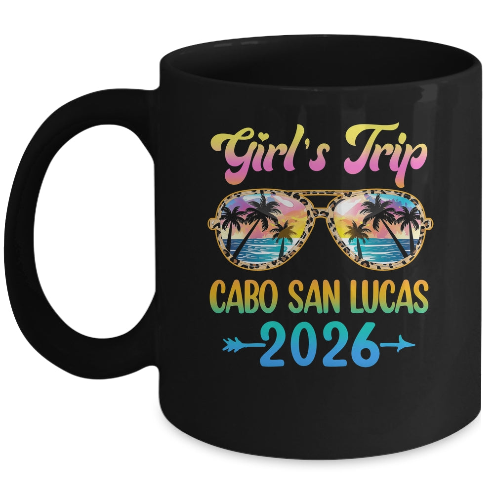 Girl's Trip Cabo San Lucas 2026 Summer Vacation Sunglasses Mug | teecentury