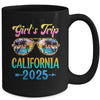 Girl's Trip California 2025 Summer Vacation Sunglasses Mug | teecentury