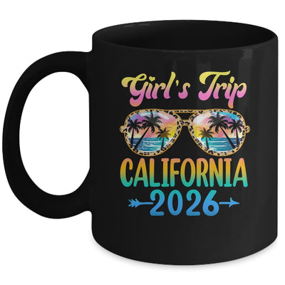 Girl's Trip California 2026 Summer Vacation Sunglasses Mug | teecentury