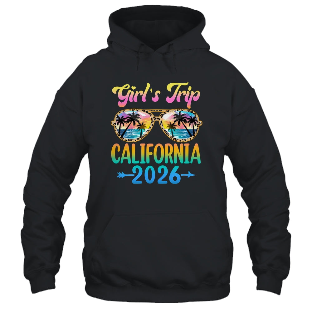 Girl's Trip California 2026 Summer Vacation Sunglasses Shirt & Tank Top | teecentury