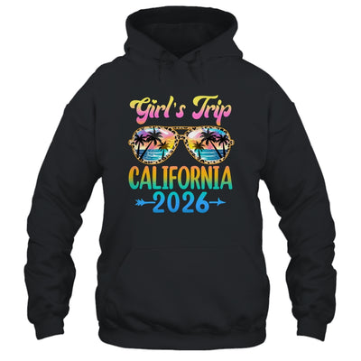 Girl's Trip California 2026 Summer Vacation Sunglasses Shirt & Tank Top | teecentury