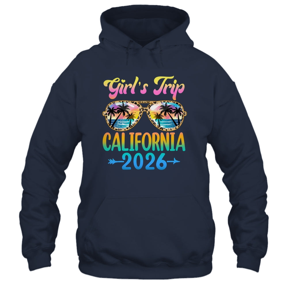 Girl's Trip California 2026 Summer Vacation Sunglasses Shirt & Tank Top | teecentury