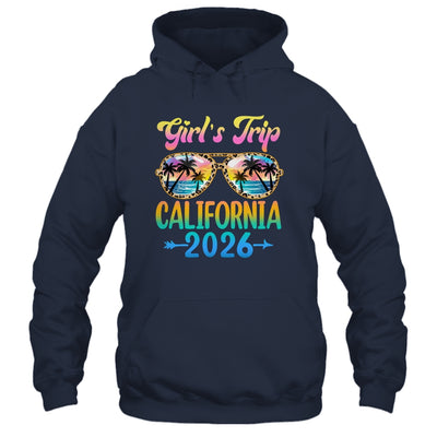 Girl's Trip California 2026 Summer Vacation Sunglasses Shirt & Tank Top | teecentury