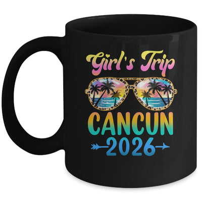 Girl's Trip Cancun 2026 Summer Vacation Sunglasses Mug | teecentury