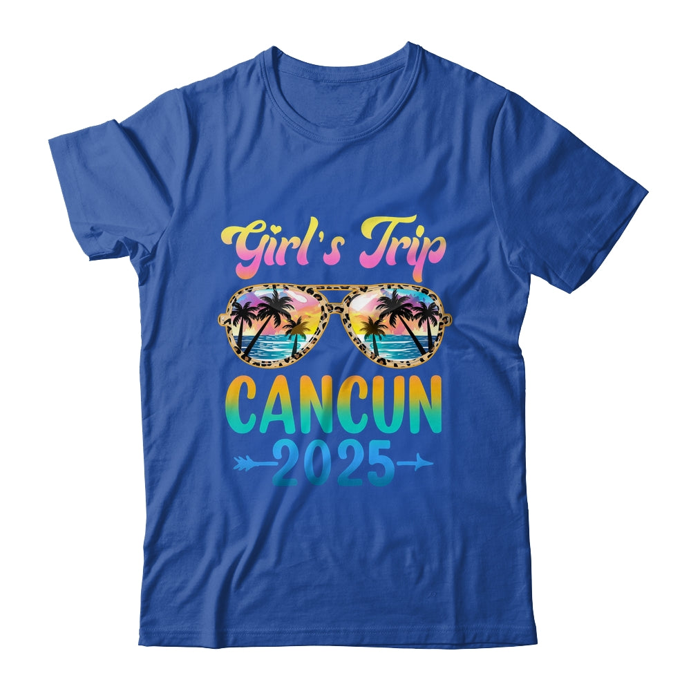 Girl's Trip Cancun Mexico 2025 Summer Vacation Sunglasses Shirt & Tank Top | teecentury