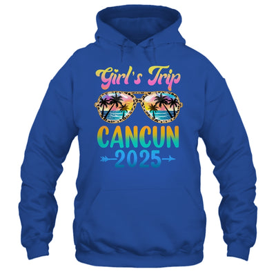 Girl's Trip Cancun Mexico 2025 Summer Vacation Sunglasses Shirt & Tank Top | teecentury