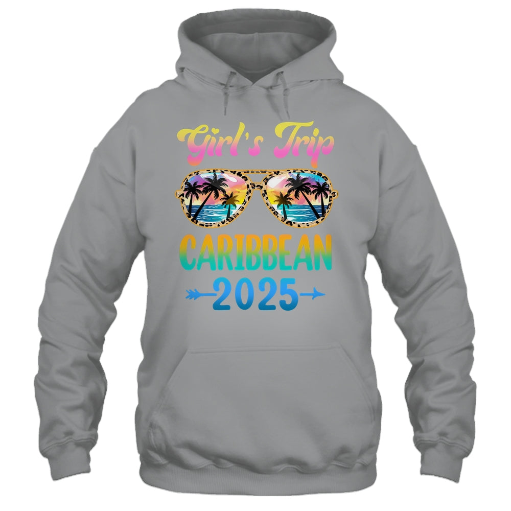 Girl's Trip Caribbean 2025 Summer Vacation Sunglasses Shirt & Tank Top | teecentury