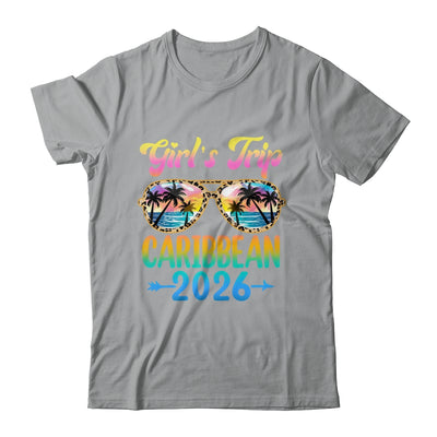 Girl's Trip Caribbean 2026 Summer Vacation Sunglasses Shirt & Tank Top | teecentury