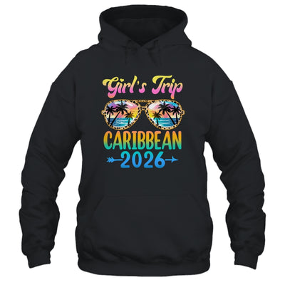 Girl's Trip Caribbean 2026 Summer Vacation Sunglasses Shirt & Tank Top | teecentury