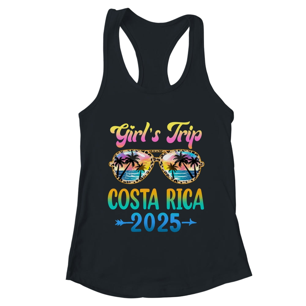 Girl's Trip Costa Rica 2025 Summer Vacation Sunglasses Shirt & Tank Top | teecentury