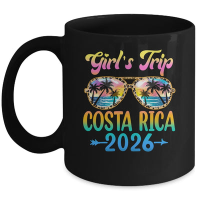 Girl's Trip Costa Rica 2026 Summer Vacation Sunglasses Mug | teecentury