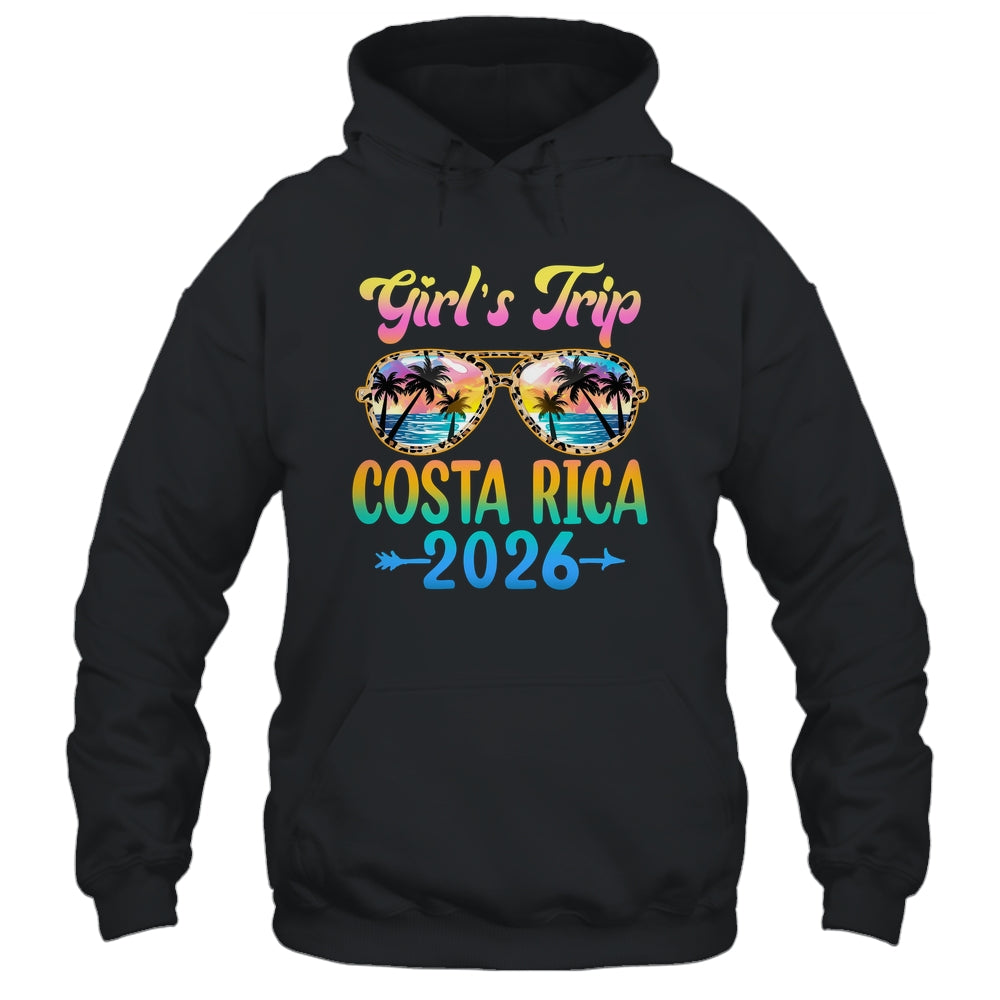 Girl's Trip Costa Rica 2026 Summer Vacation Sunglasses Shirt & Tank Top | teecentury