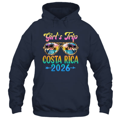 Girl's Trip Costa Rica 2026 Summer Vacation Sunglasses Shirt & Tank Top | teecentury