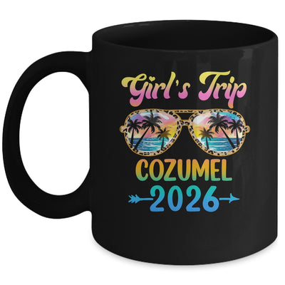 Girl's Trip Cozumel 2026 Summer Vacation Sunglasses Mug | teecentury