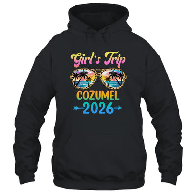 Girl's Trip Cozumel 2026 Summer Vacation Sunglasses Shirt & Tank Top | teecentury