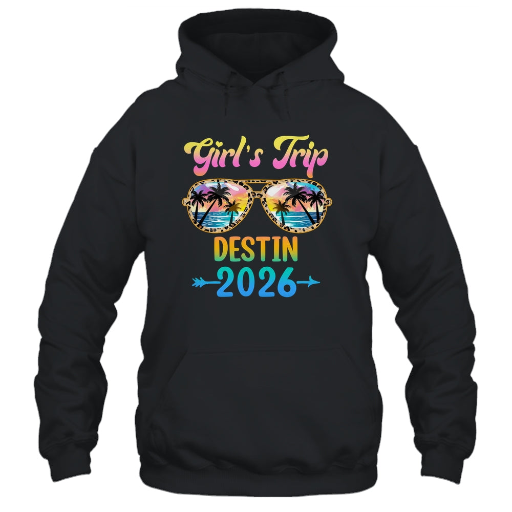 Girl's Trip Destin 2026 Summer Vacation Sunglasses Shirt & Tank Top | teecentury