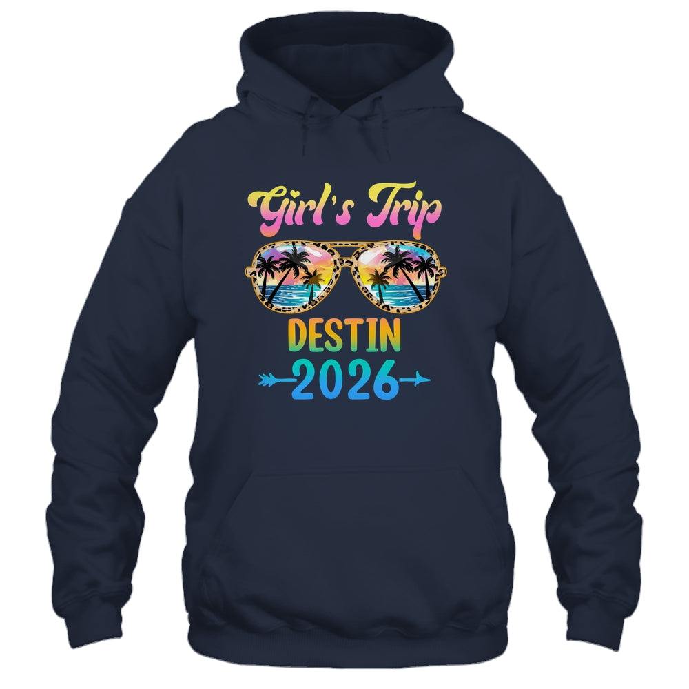 Girl's Trip Destin 2026 Summer Vacation Sunglasses Shirt & Tank Top | teecentury