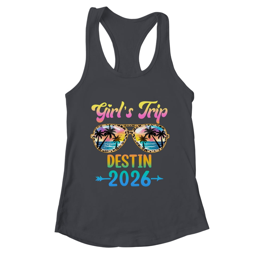 Girl's Trip Destin 2026 Summer Vacation Sunglasses Shirt & Tank Top | teecentury