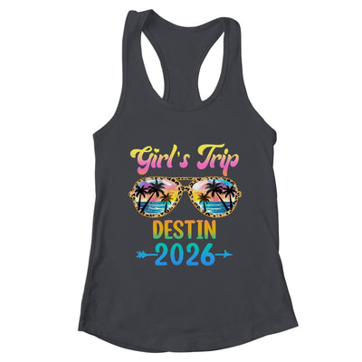 Girl's Trip Destin 2026 Summer Vacation Sunglasses Shirt & Tank Top | teecentury