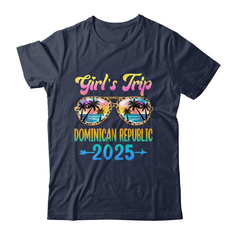 Girl's Trip Dominican Republic 2025 Summer Vacation Sunglasses Shirt & Tank Top | teecentury
