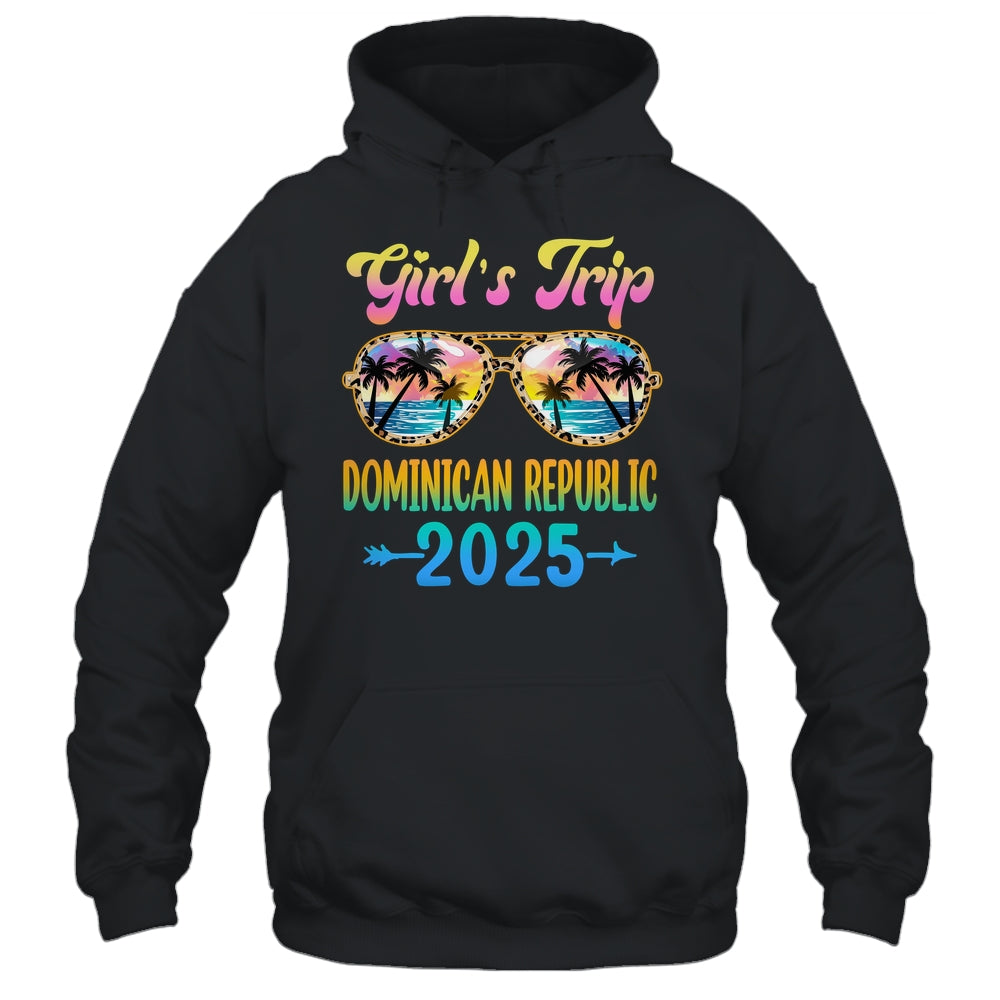 Girl's Trip Dominican Republic 2025 Summer Vacation Sunglasses Shirt & Tank Top | teecentury