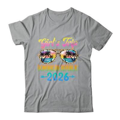 Girl's Trip Dominican Republic 2026 Summer Vacation Sunglasses Shirt & Tank Top | teecentury