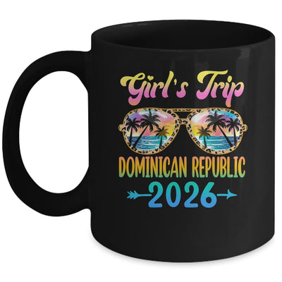 Girl's Trip Dominican Republic 2026 Summer Vacation Sunglasses Mug | teecentury