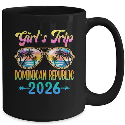 Girl's Trip Dominican Republic 2026 Summer Vacation Sunglasses Mug | teecentury