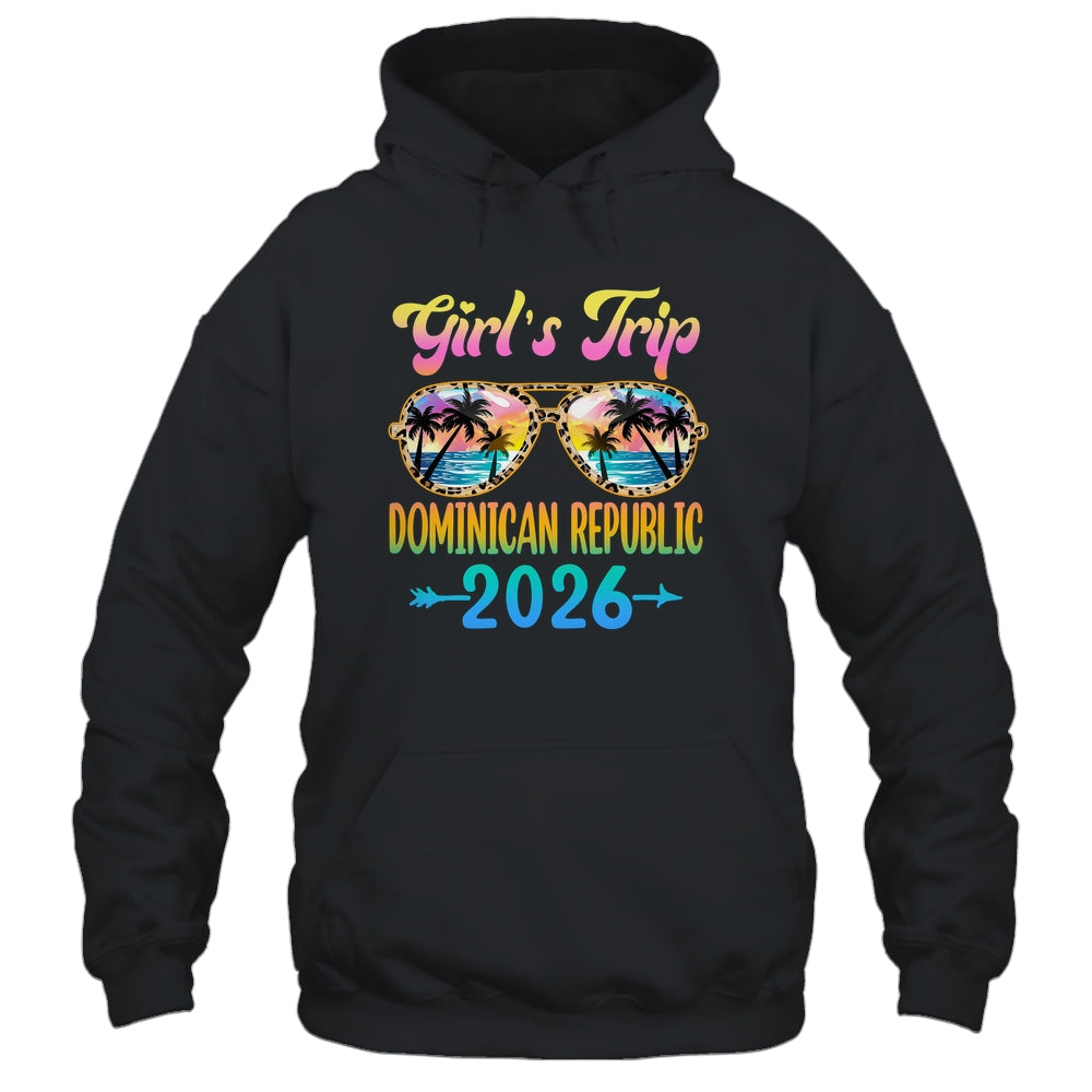 Girl's Trip Dominican Republic 2026 Summer Vacation Sunglasses Shirt & Tank Top | teecentury