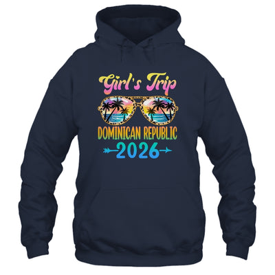 Girl's Trip Dominican Republic 2026 Summer Vacation Sunglasses Shirt & Tank Top | teecentury