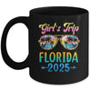 Girl's Trip Florida 2025 Summer Vacation Sunglasses Mug | teecentury
