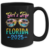 Girl's Trip Florida 2025 Summer Vacation Sunglasses Mug | teecentury