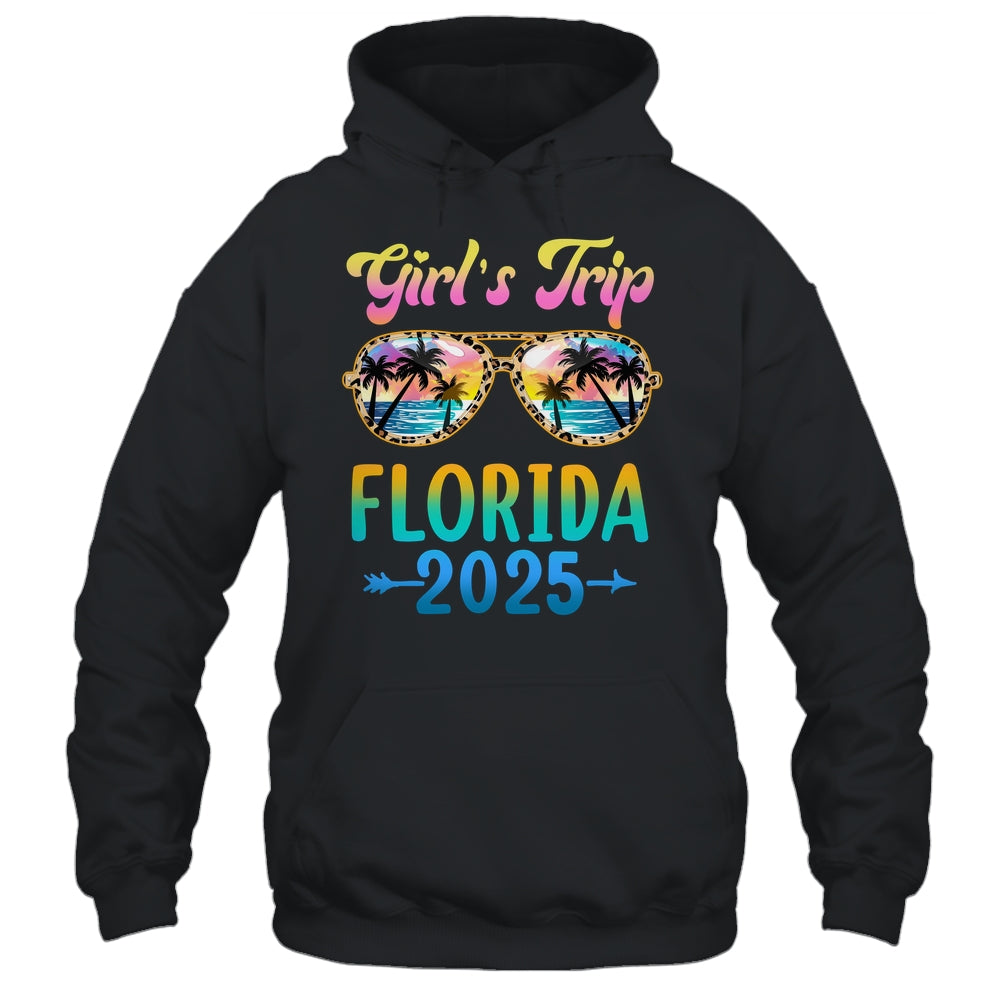 Girl's Trip Florida 2025 Summer Vacation Sunglasses Shirt & Tank Top | teecentury