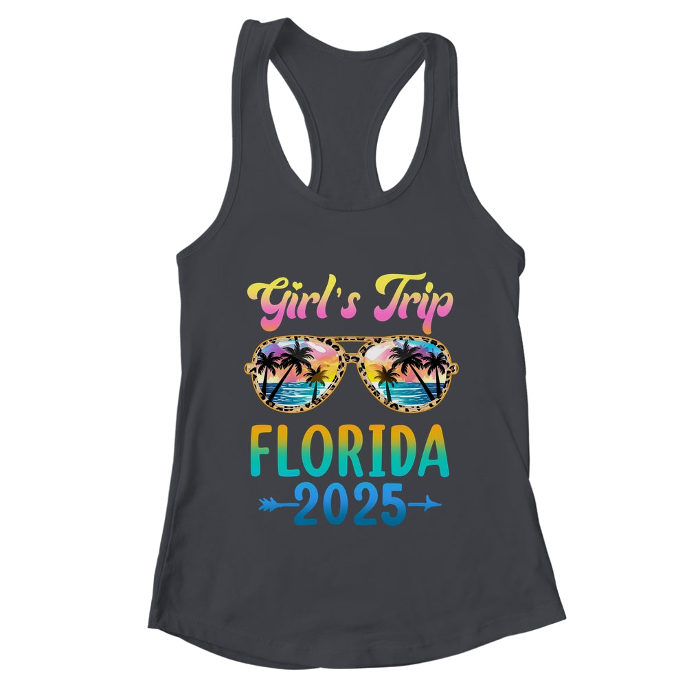 Girl's Trip Florida 2025 Summer Vacation Sunglasses Shirt & Tank Top | teecentury