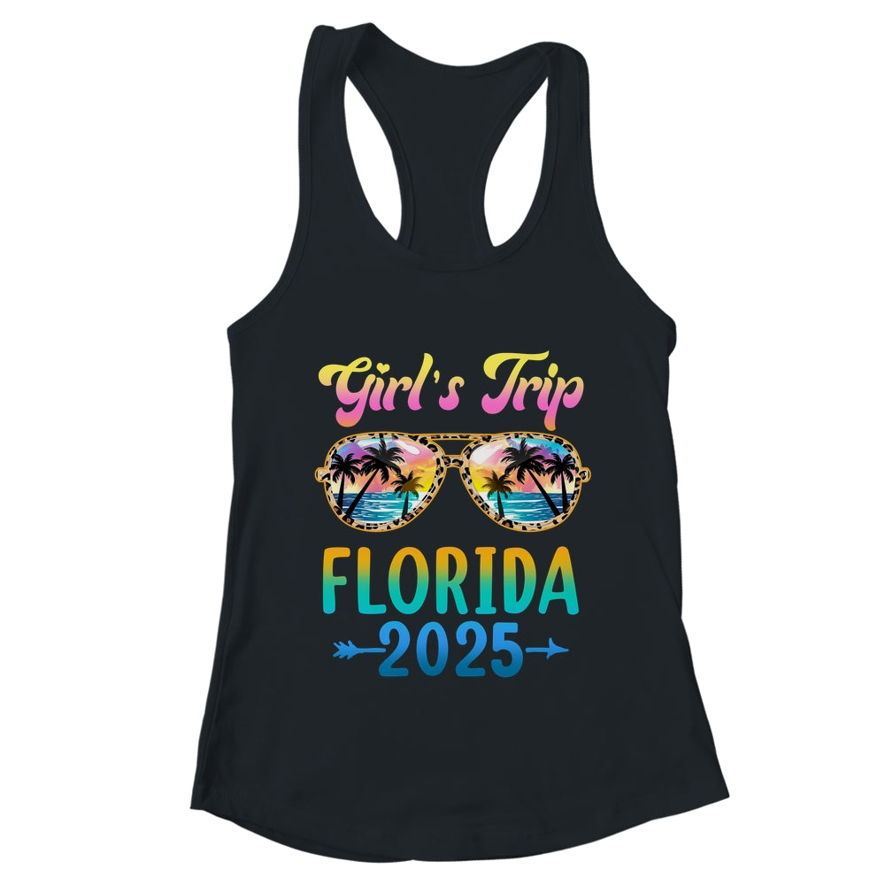 Girl's Trip Florida 2025 Summer Vacation Sunglasses Shirt & Tank Top | teecentury