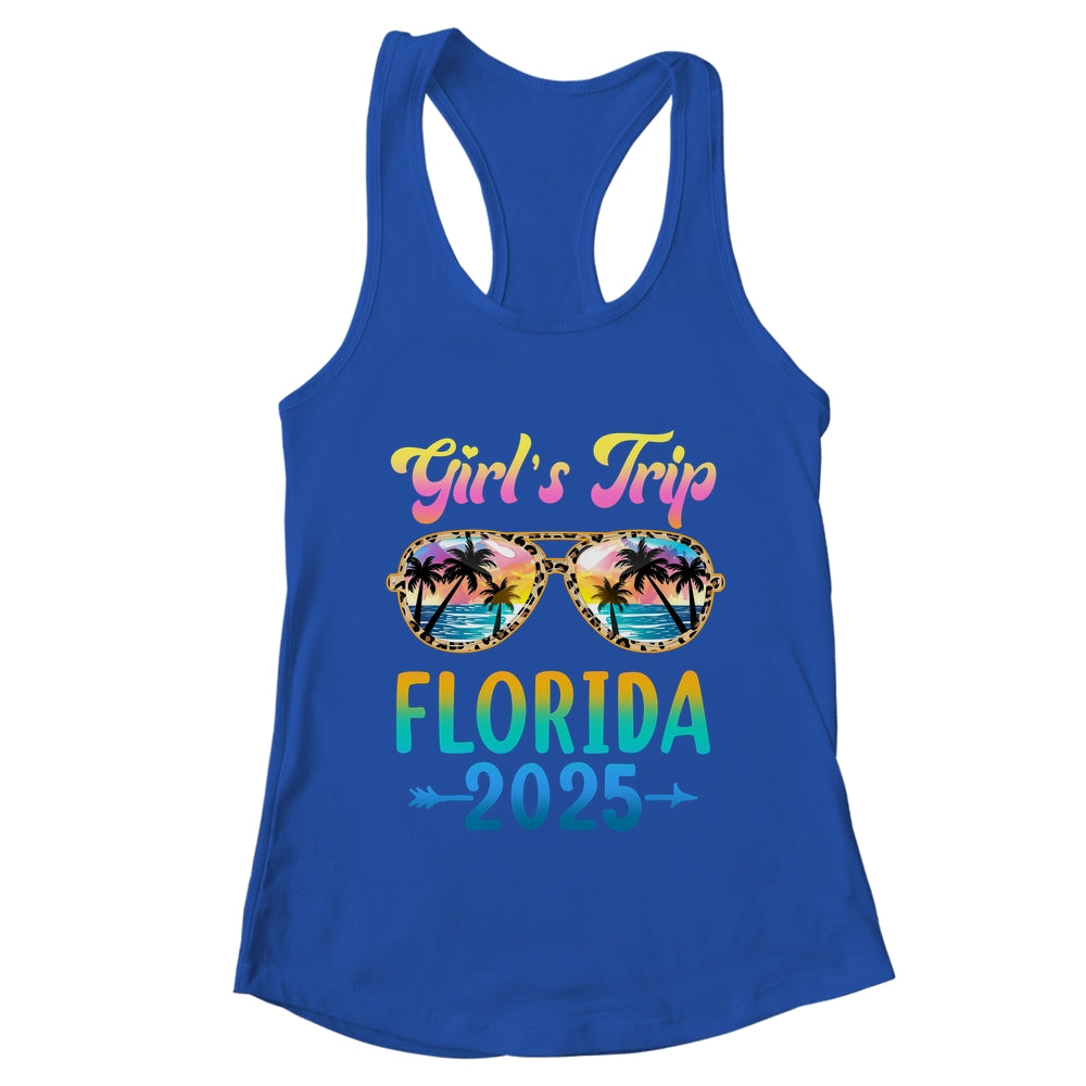 Girl's Trip Florida 2025 Summer Vacation Sunglasses Shirt & Tank Top | teecentury