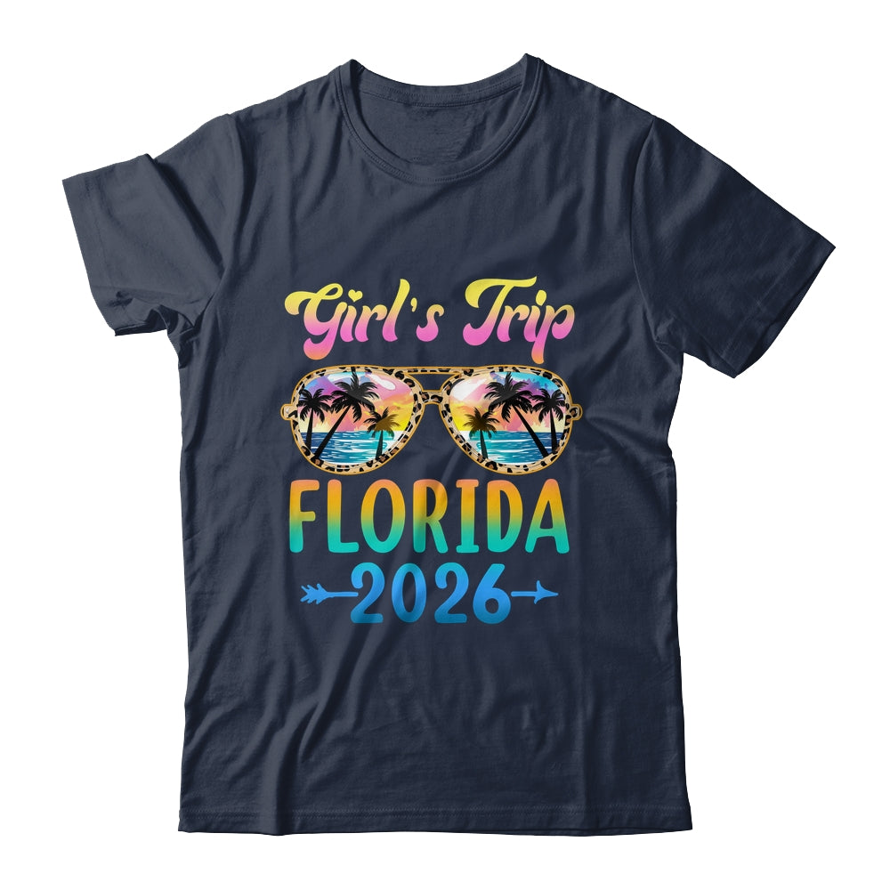 Girl's Trip Florida 2026 Summer Vacation Sunglasses Shirt & Tank Top | teecentury