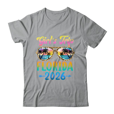 Girl's Trip Florida 2026 Summer Vacation Sunglasses Shirt & Tank Top | teecentury