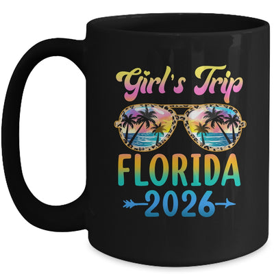 Girl's Trip Florida 2026 Summer Vacation Sunglasses Mug | teecentury