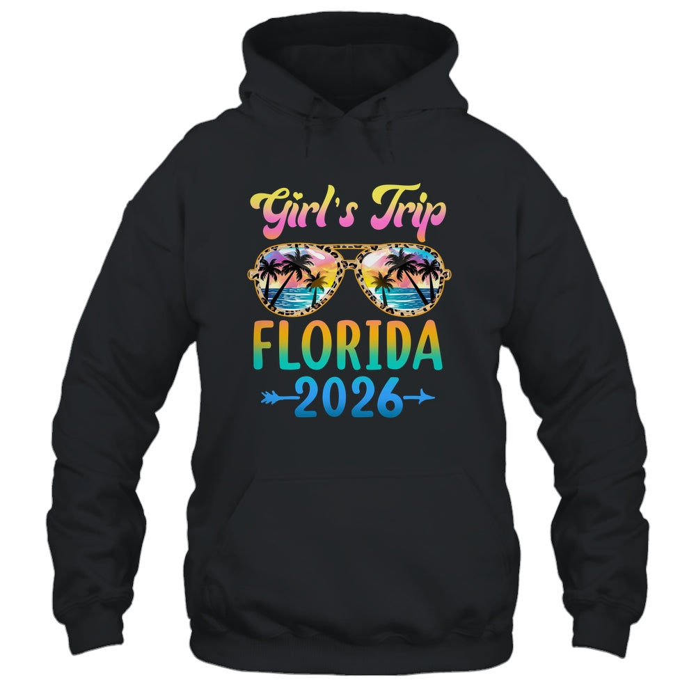 Girl's Trip Florida 2026 Summer Vacation Sunglasses Shirt & Tank Top | teecentury
