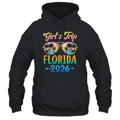 Girl's Trip Florida 2026 Summer Vacation Sunglasses Shirt & Tank Top | teecentury
