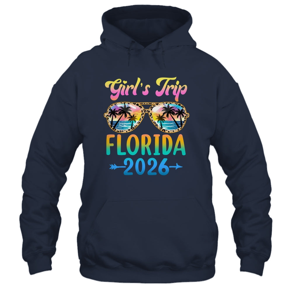 Girl's Trip Florida 2026 Summer Vacation Sunglasses Shirt & Tank Top | teecentury