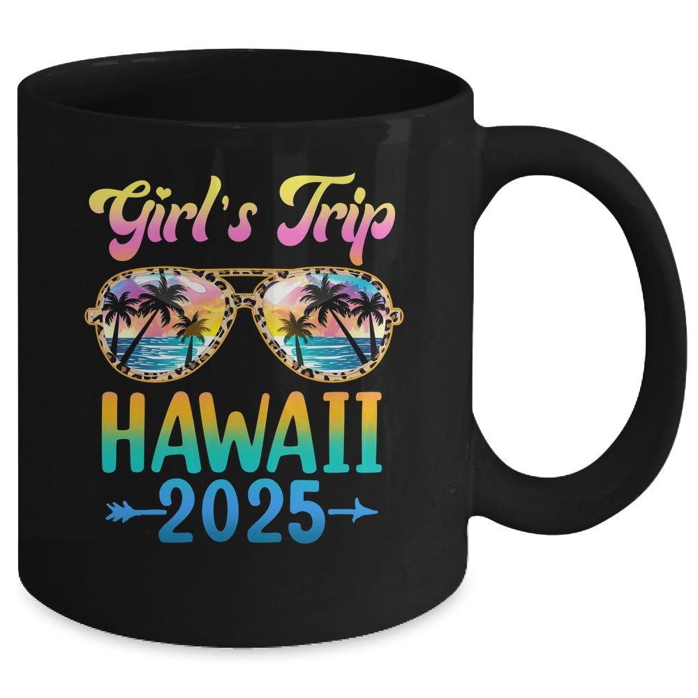 Girl's Trip Hawaii 2025 Summer Vacation Sunglasses Mug | teecentury